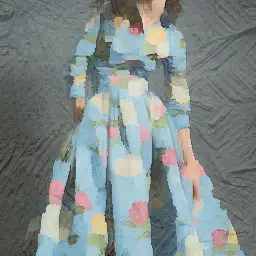 Carolina Herrera banner painting