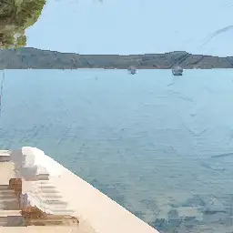 Guerlain banner painting