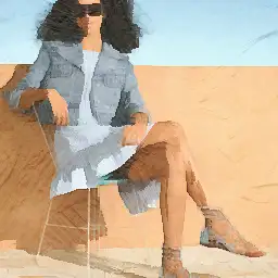 Michael Kors banner painting