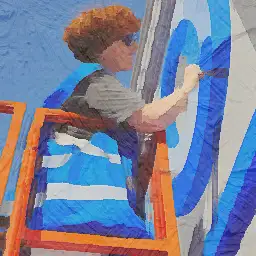 Penhaligon's banner painting