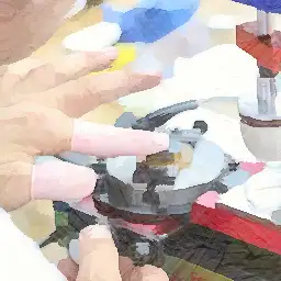 Procadrans background painting