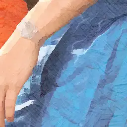 Swatch banner painting